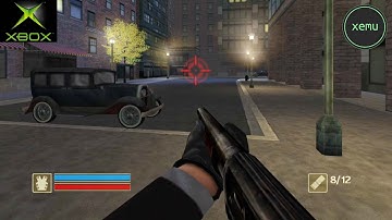 XEMU Xbox Emulator - Chicago Enforcer Ingame / Gameplay (custom build WIP)