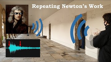 Measuring The Speed Of Sound EXACTLY Where Newton Did