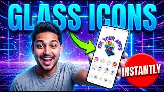How to Apply Glass Icon Effect on Samsung Galaxy Homescreen | Customize Your Icons screenshot 5