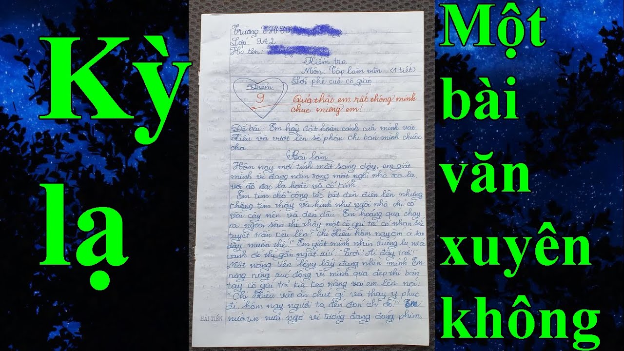 Bài văn kì lạ bị lạc vào thời không của Thúy Kiều #77 - youtube