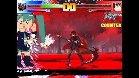 Mugen Random Battles: D4 Miku (Me) Vs Ruby Rose and Yang Xiao Long (AI Patched by Holn)