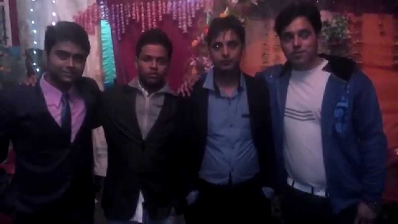Actor Debjit dutta enjoying a ceremony with his friends...