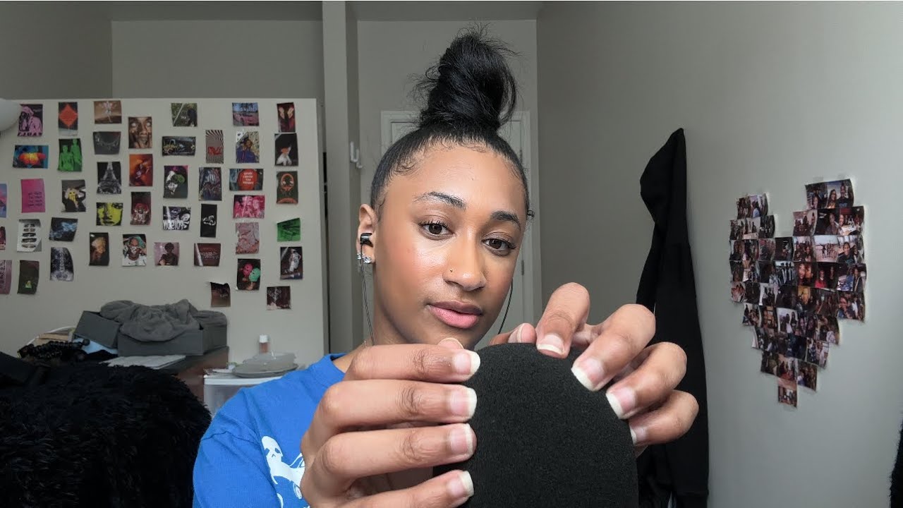 ASMR ♡ FOAM COVER MIC SCRATCHING *highly sensitive*