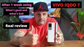 VIVO IQOO 7 5G after one week using it good things and the bad things (real review)