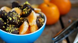 Мандариновые дольки в шоколаде Мандариновые дольки в шоколаде