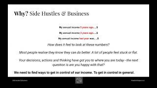 Side Hustles & Business WEBINAR