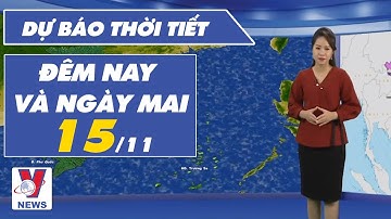 Dự Báo Thời Tiết Đêm Nay Và Ngày Mai 15/11 - VNEWS