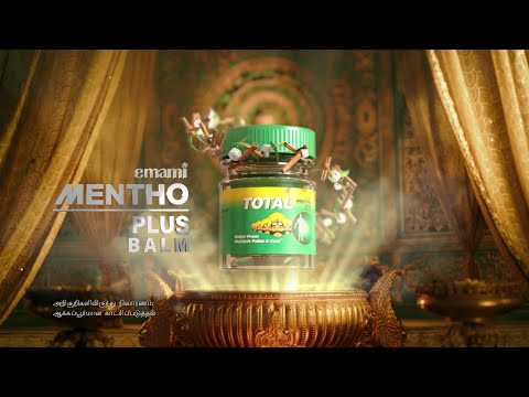 Mentho Plus Balm Total: “Total Pain Relief from Head to Toe” [Tamil]
