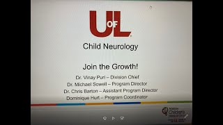 Overview of UofL Child Neurology by PD Dr Michael Sowell