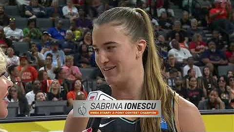 Sabrina Ionescu's Historic 37-Point Performance In The Starry 3-Point Contest!