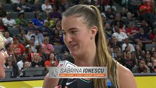 Sabrina Ionescu's Historic 37-Point Performance In The Starry 3-Point Contest!