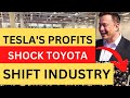 Tesla&#39;s Profitability Shocks Toyota as the Global Auto Industry&#39;s Center Shifts