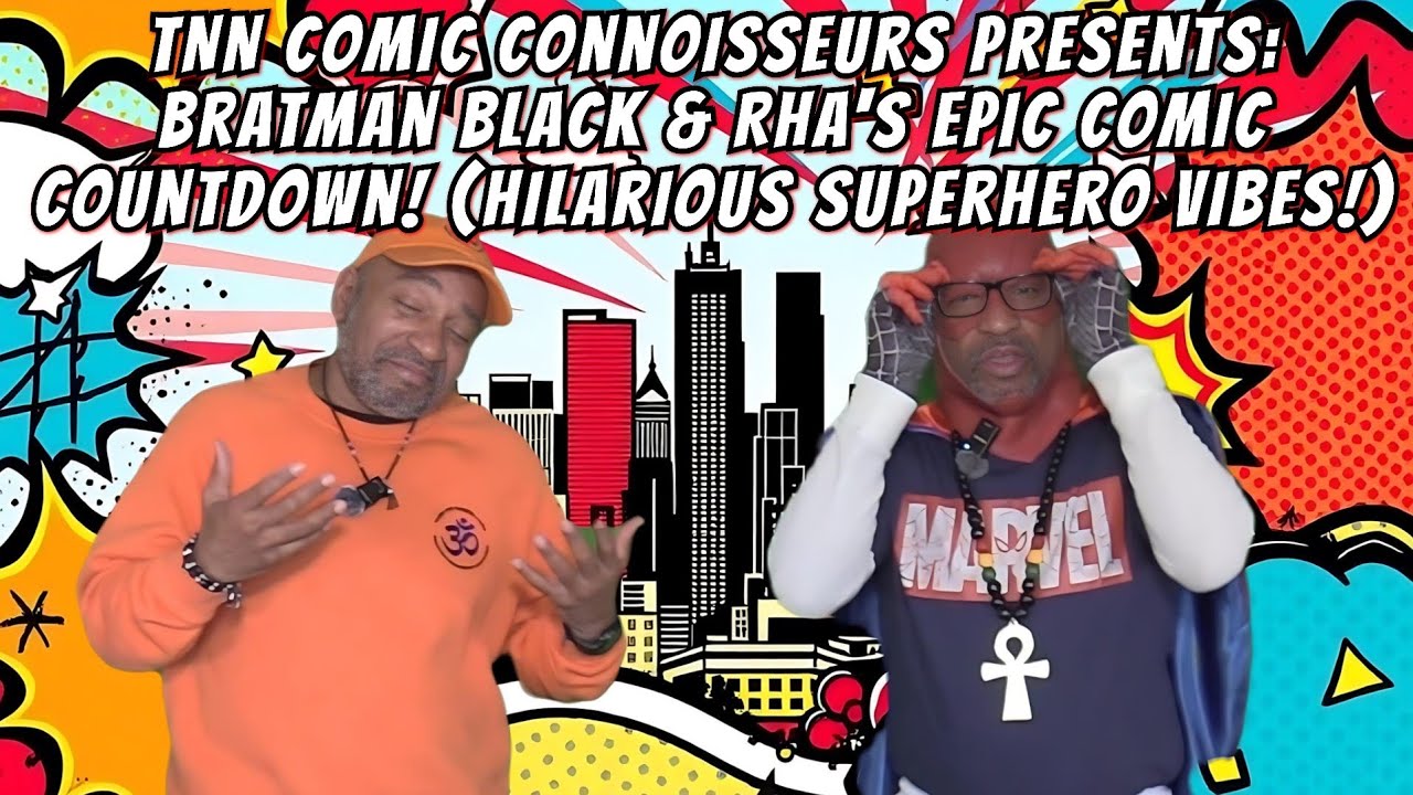 Rha & Bratman Black With The Dynamic Duo Comic Book Countdown