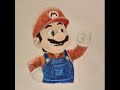 Drawing mario  the super mario bros movie  the art of anil