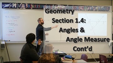Geometry Section 1.4: Angles & Angle Measure cont