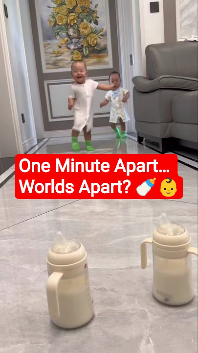 Can The Personalities Of Twins Born One Minute Apart Be Revealed By Their Milk? 👶🏻👶🏻#Twins