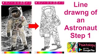 Draw a realistic astronaut - Fun tutorials with Paintology screenshot 5