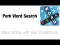 Get Paid to Do Crosswords with Perk Word Search (Perk TV Alternative)