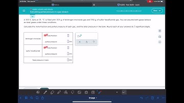 ALEKS: Calculating partial pressure in a gas mixture