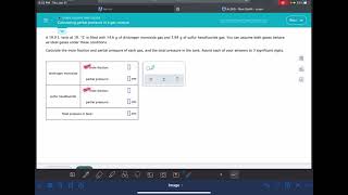 ALEKS: Calculating partial pressure in a gas mixture