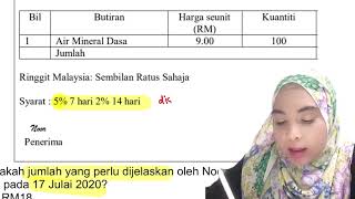 Prinsip Perakaunan Tingkatan 4 | Bab 3 (dokumen perniagaan invois)