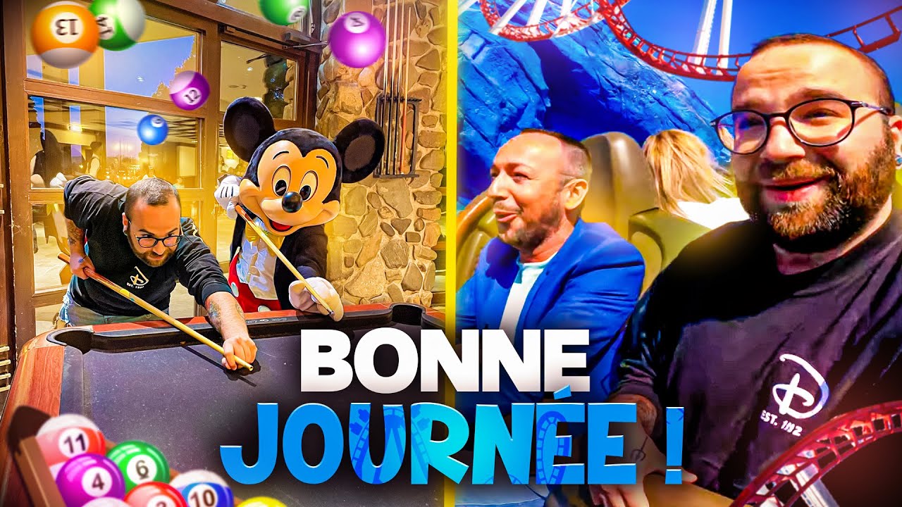 UNE JOURNÉE DE DINGUE À DISNEYLAND PARIS ! - YouTube