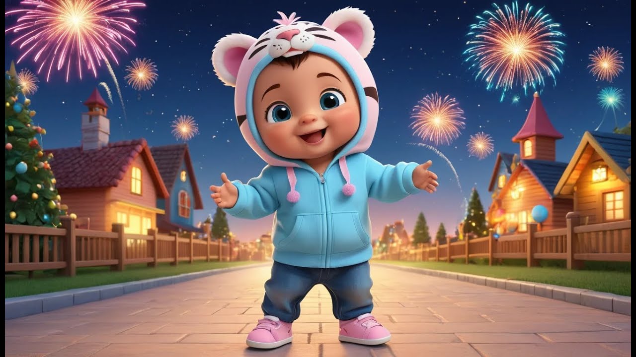 Baby Tiger’s Fireworks Night | Fun Learning & Action Song for Toddlers