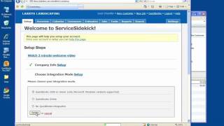 ServiceSidekick QuickBooks Integration Setup