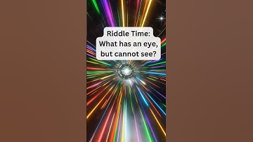 Riddle Time: What has an eye, but cannot see? 🤔