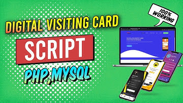 Digital Business Card Source Code Offer | Create own Branding Digital visiting Card portal