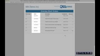CMMS Reports