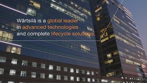 Welcome to our YouTube channel | Wärtsilä