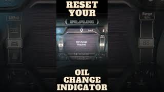 HOW TO Reset 5th gen ram oil change indicator. #ramtrucks  #oilchannge #ram