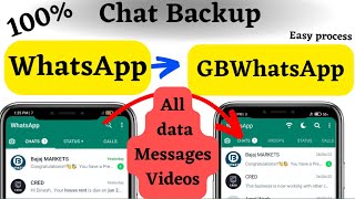 WhatsApp Chat Backup To GB WhatsApp | How To Backup Normal WhatsApp To GBWhatsApp screenshot 3