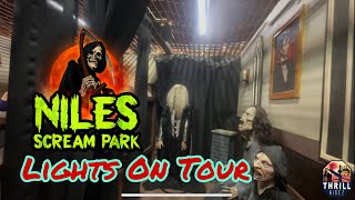 Niles Scream Park 2022 Lights On Tour of Haunted House and Trails!