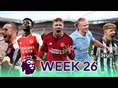 PREMIER LEAGUE WEEKEND PREVIEW, WEEK 26 ft Arsenal, Man City & Man Utd