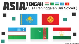 Daftar Negara Asia Tengah Beserta Ibukota Dan Luas Wilayah | Belajar Geografi