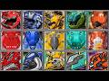 Dino Trux, Dino Picnic, Dino Robot Corps: Tyrannosaurus Stegosaurus Amargasaurus Triceratops Brachio