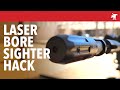 How to laser bore sight a scope