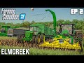 A Fresh START with John Deere and CORN SILAGE | Elmcreek Farming | Farming Simulator 22