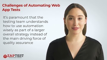 Challenges of automating Web App Tests