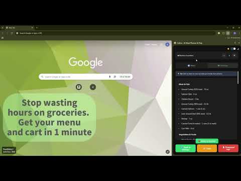 Culina - AI Meal Planner & Prep video preview 2