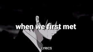 cr00k - when we first met (ft. skele) [lyrics]