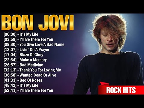 Bon Jovi Best Rock Songs Playlist Ever ~ Greatest Hits Of Full Album