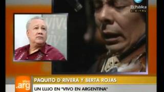 Vivo en Argentina - Musical: Paquito D`Rivera y Berta Rojas - 08-09-11 (2 de 5)