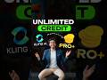 Get Unlimited Credits In Kling AI Kling AI 2025 Trick Klingai Shorts Aitools2025 