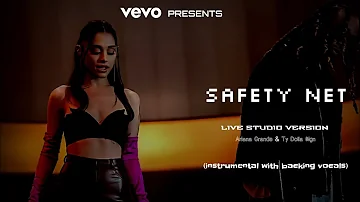 Ariana Grande - safety net ft. Ty Dolla $ign (Vevo Live Studio Performance Instrumental with adlibs)