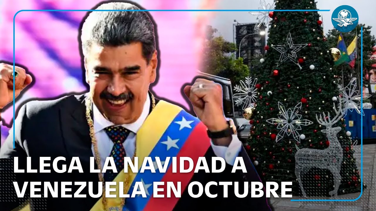 Encienden las luces navideñas en Venezuela bajo la sombra del conflicto con EE.UU.