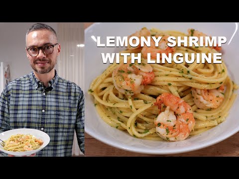 My Quick & Easy Back-Pocket Recipe: Lemony Shrimp with Linguine | Joseph Erdos