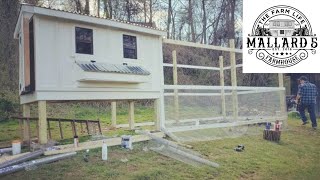 Chicken Coop Build Part 3 Chicken Coop Run YouTube